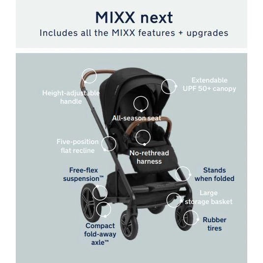 nuna mixx stroller caviar Nuna Mixx™ Next Collection