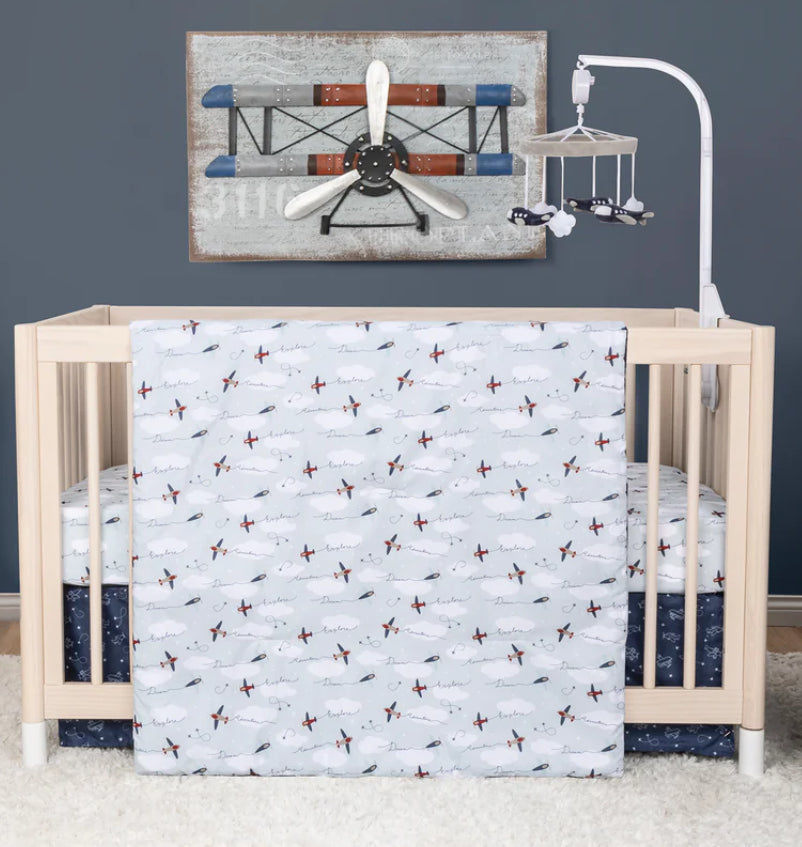 Air Travel 3 Piece Crib set