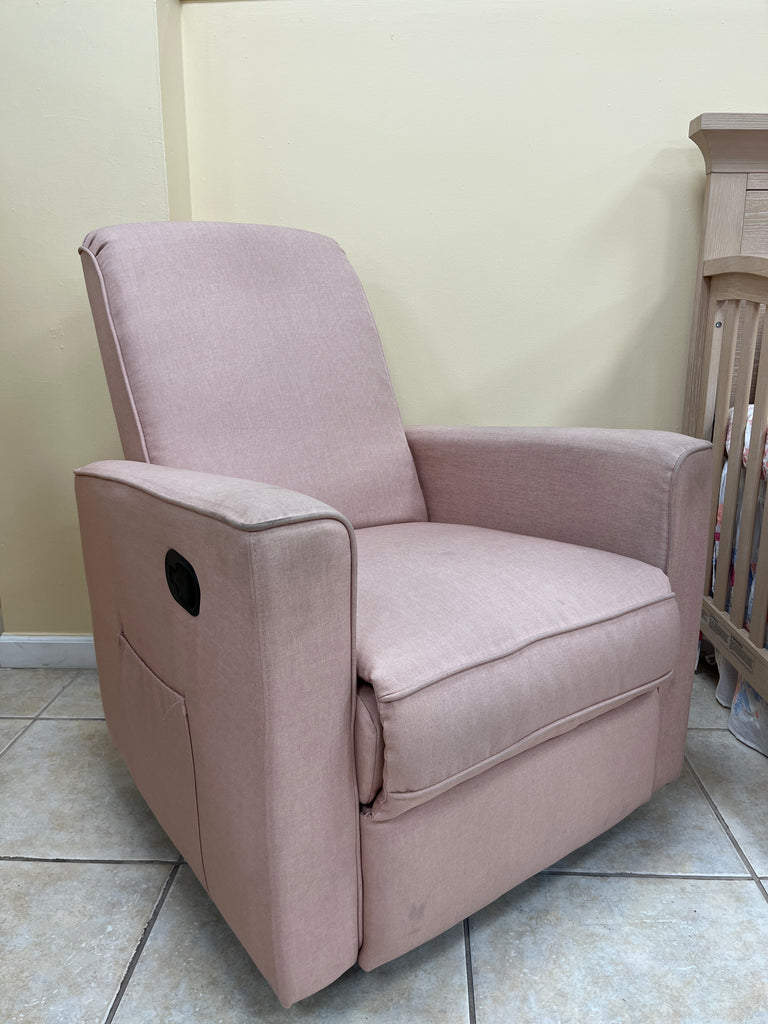 *Liquidación* Recliner and Swivel Glider- PINK