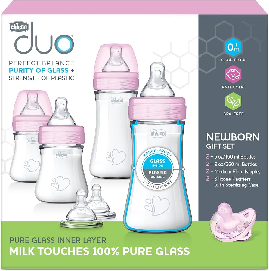 Chicco Duo Bottle-Pink