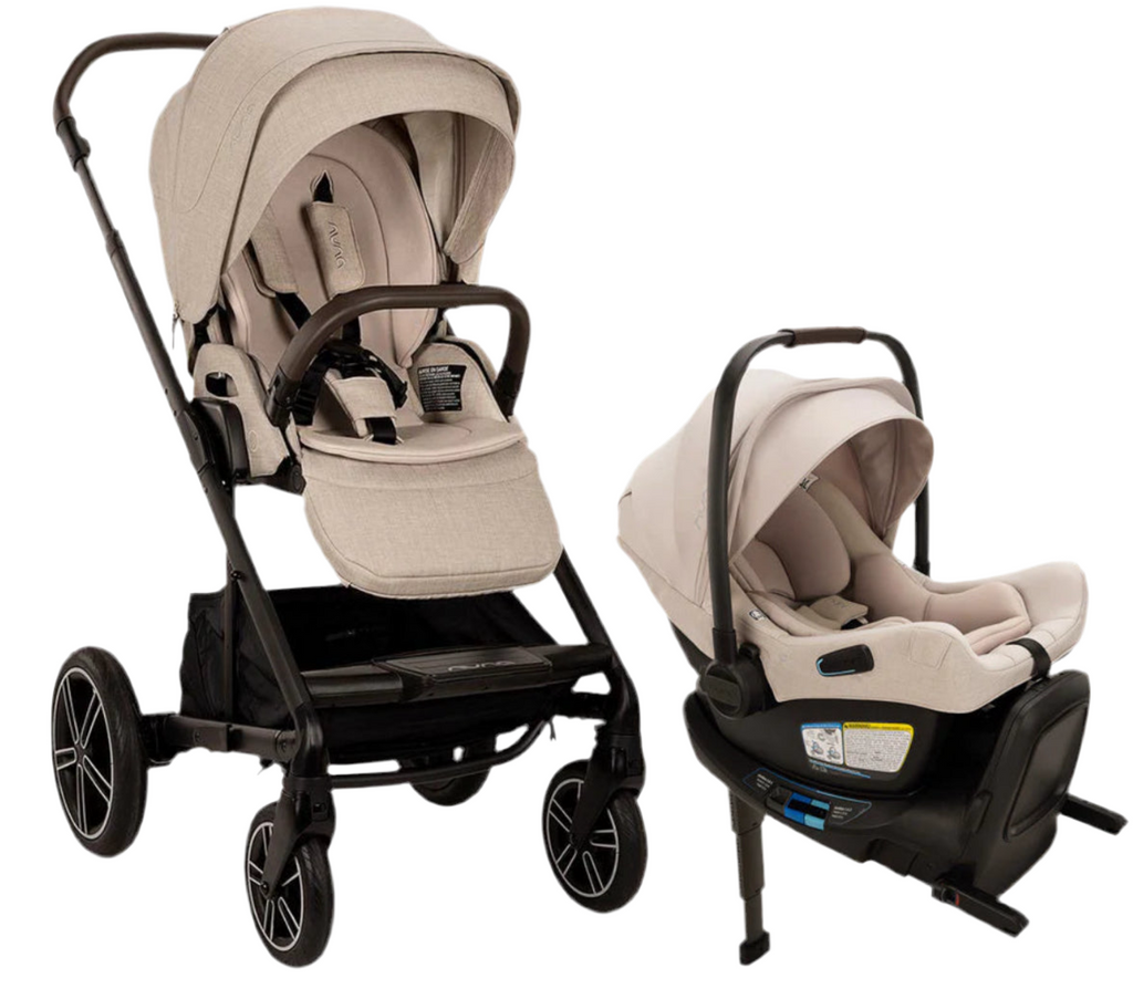 Nuna Mixx™Next Stroller and Carseat Pipa Aire  - Biscotti
