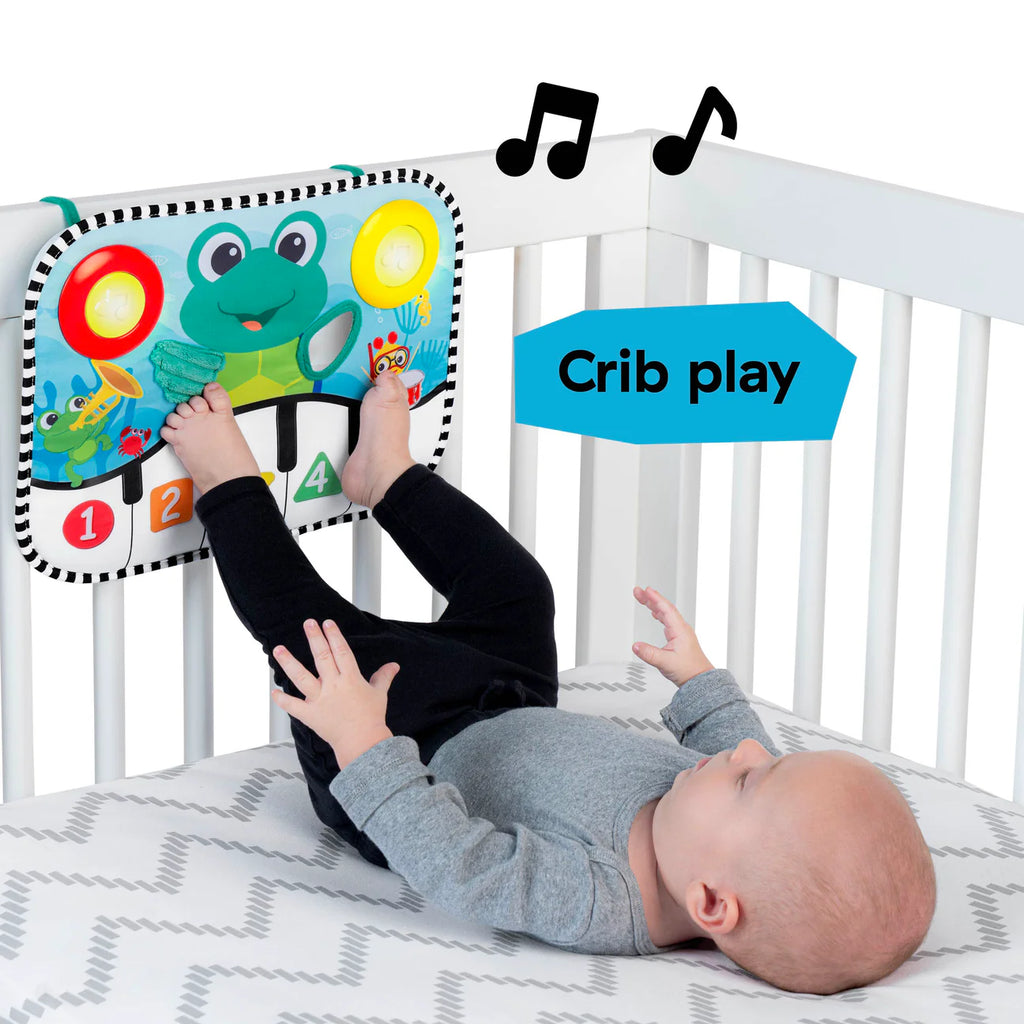 Baby Einstein Ocean Explorers Neptune's Kick & Explore Musical Kick Pad & Crib Toy