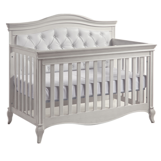 Diamante Crib Only White