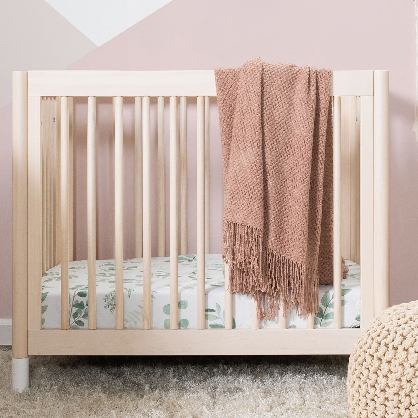 Pink Babyletto Gelato Cot Babyletto Gelato 4-in-1 Convertible Mini