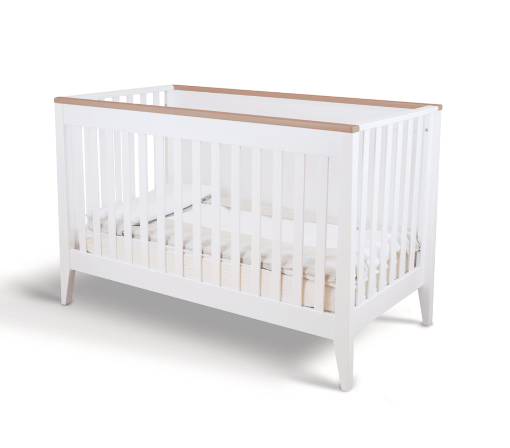 Botticelli Crib Only White/Walnut