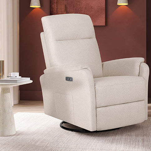 Noah Electric Recliner - 6120- light sand
