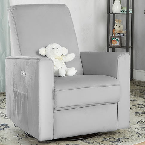 Recliner and Swivel Glider 612 Electric GREY