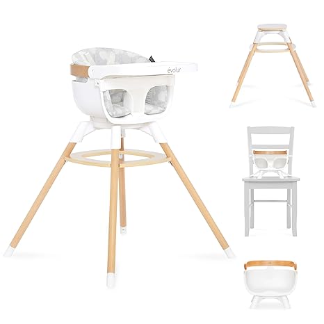 Dream High Chair Convertible - Grey