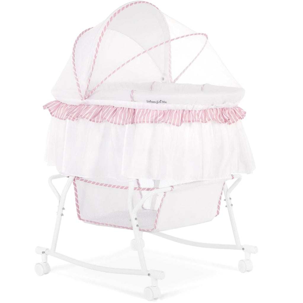 Lacy Portable 2 in 1 Bassinet and Cradle Pink #442