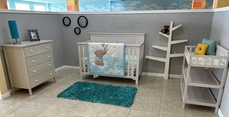 Farm Crib, Chest and changing dresser