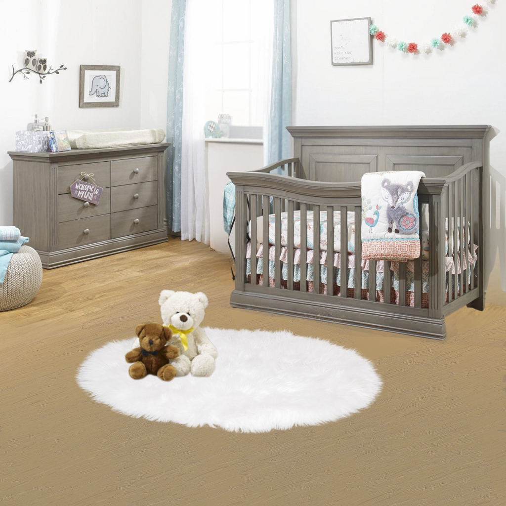 Paxton Grey Crib and Dresser #6 Heritage Grey – Paraiso Infantil