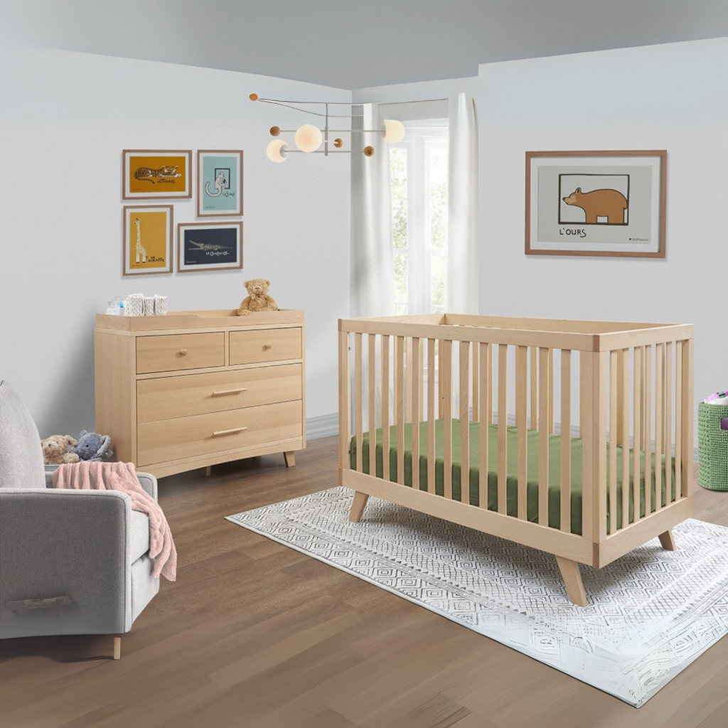 Crib with changing table and dresser online