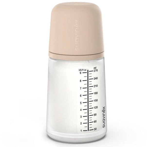 Suavinex Zero Anti-colic Bottle 9oz-Cream