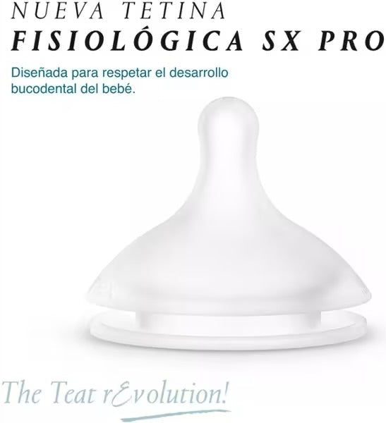 Suavinex SX Pro Physiological Med Flow +3m Silicone Nipple
