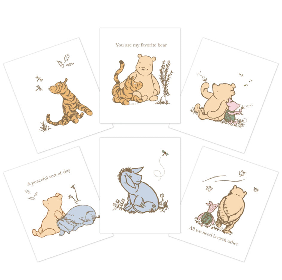 Disney Baby Classic Pooh Unframed Nursery/Child Wall Art