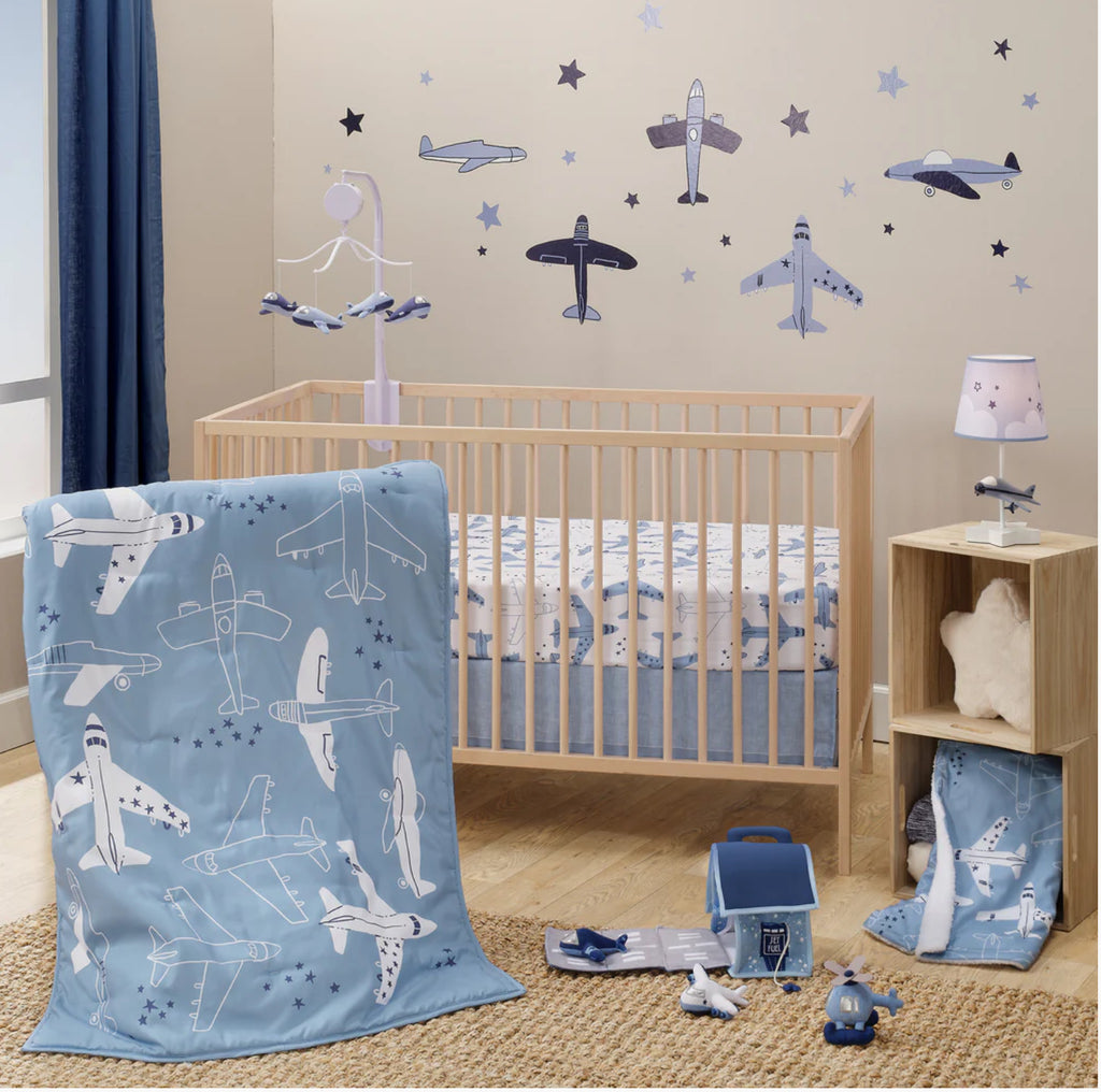 Little Aviator Crib Set 3PCS