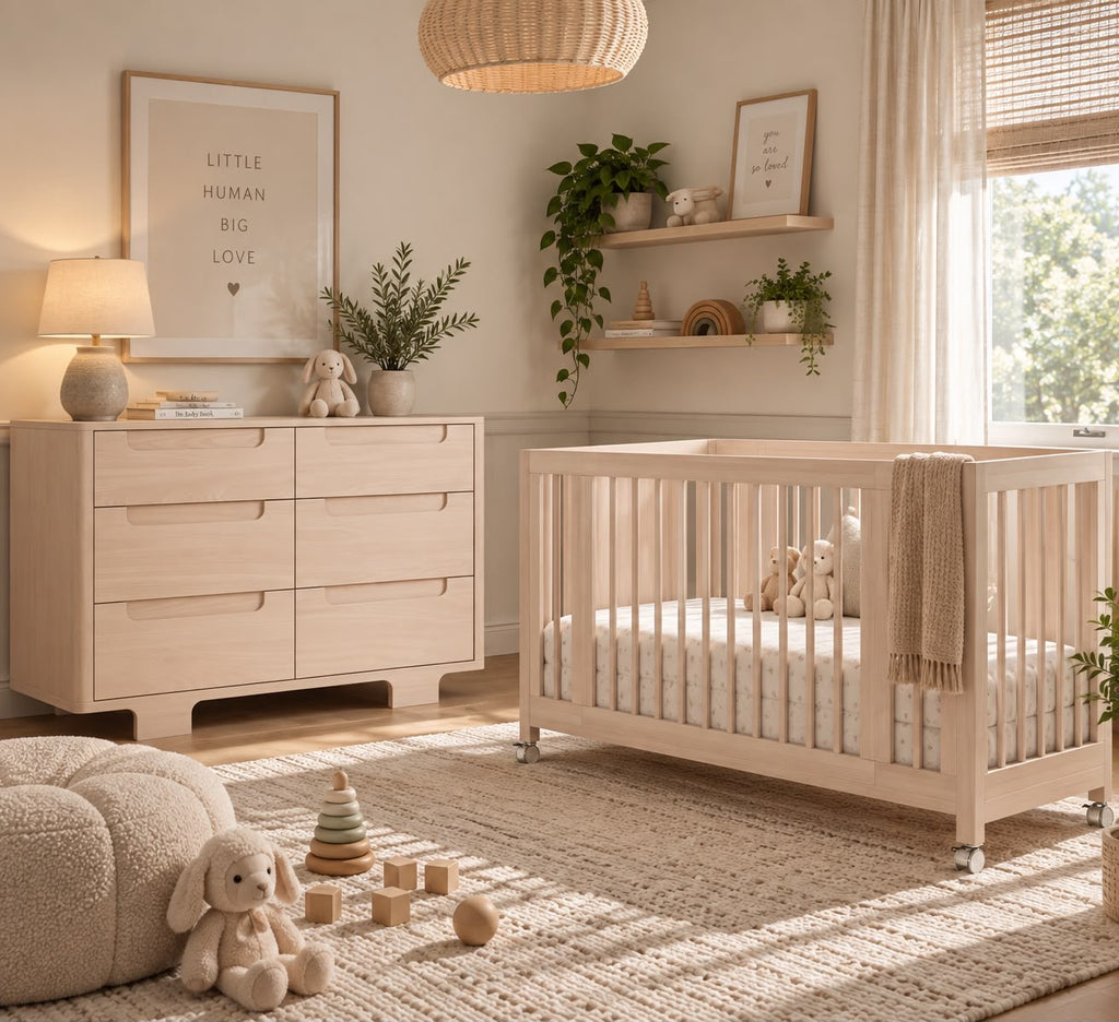 Rolli 9-in-1 Crib & Dresser - Washed Natural