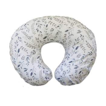 Boppy Pillow Gray taupe leaves