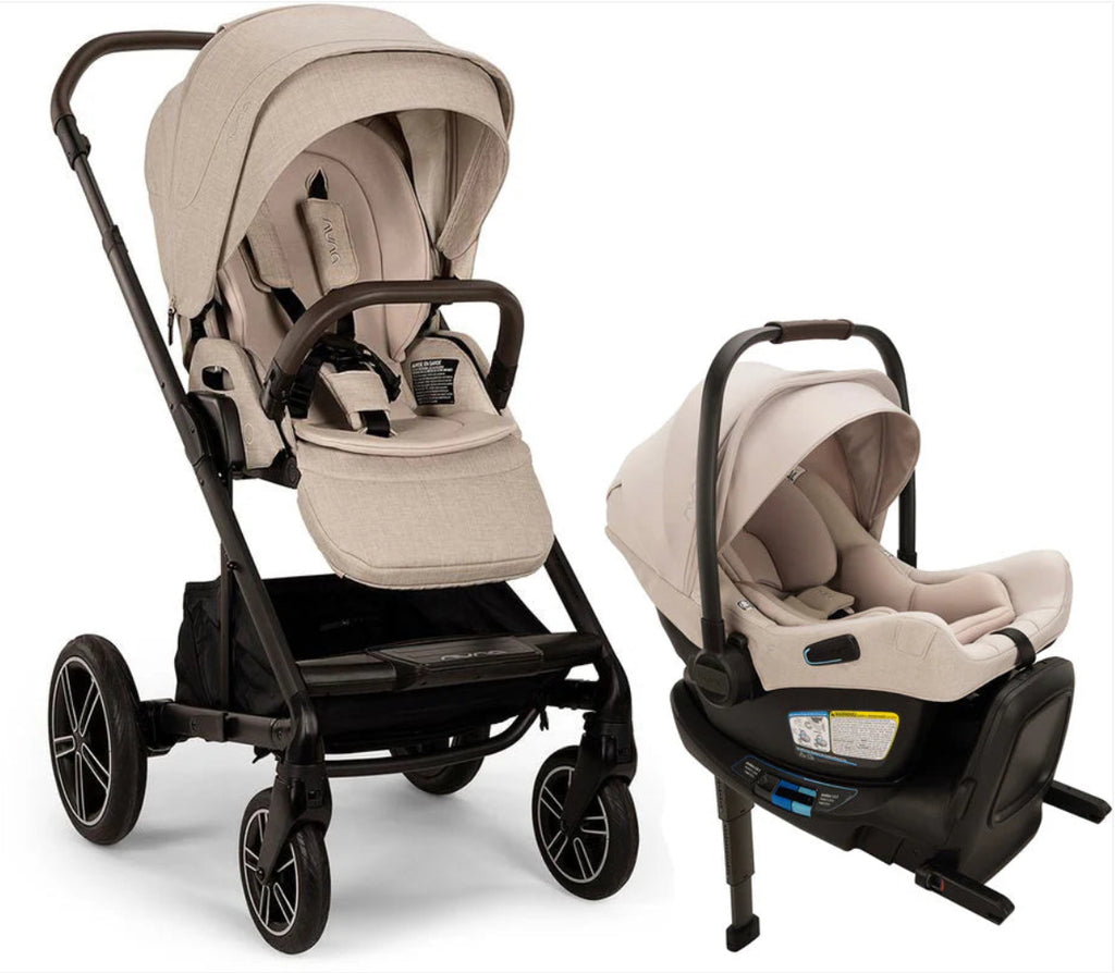 Nuna Mixx™Next Stroller and Carseat Pipa Aire  - Biscotti
