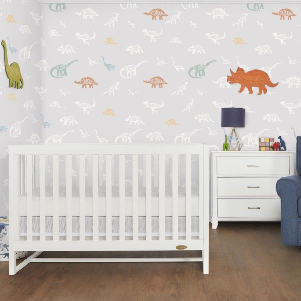 Arlo 5in1 Convertible Crib and Well Dresser White #3
