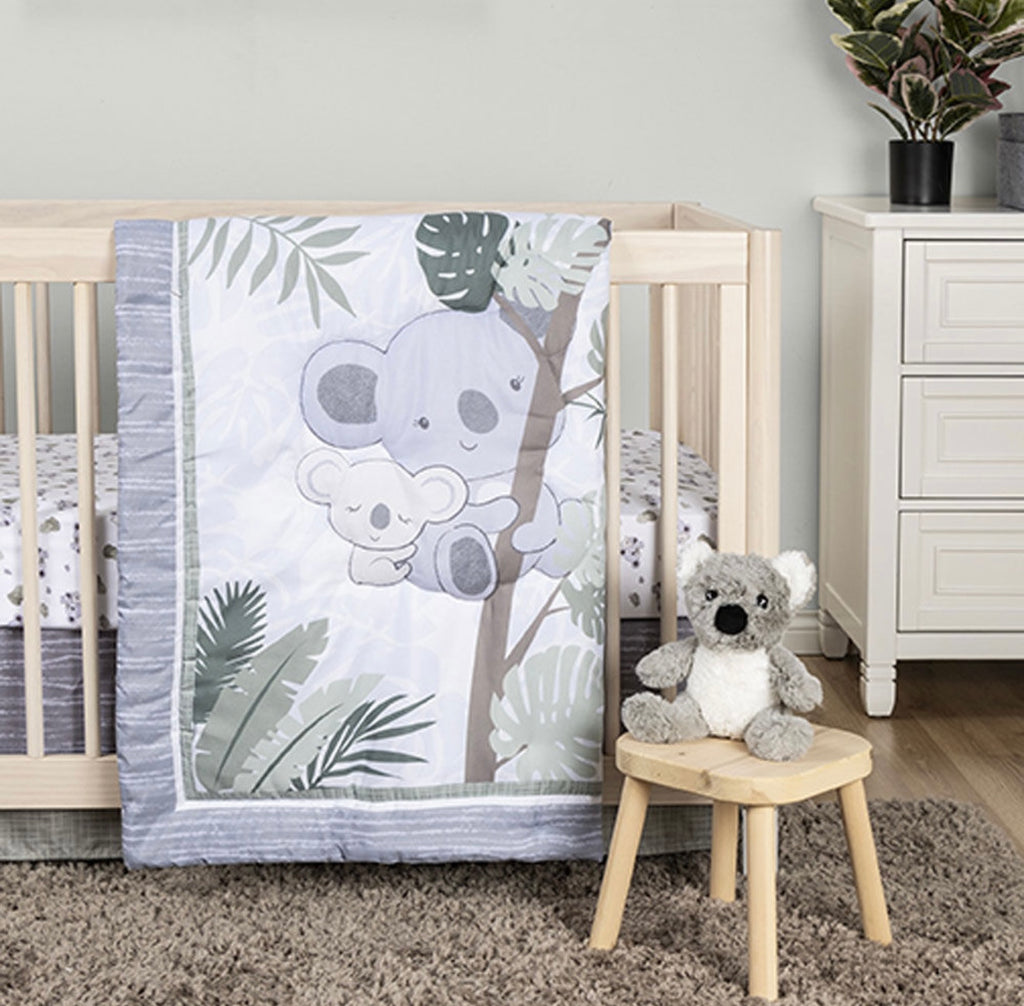 Koala crib bedding set