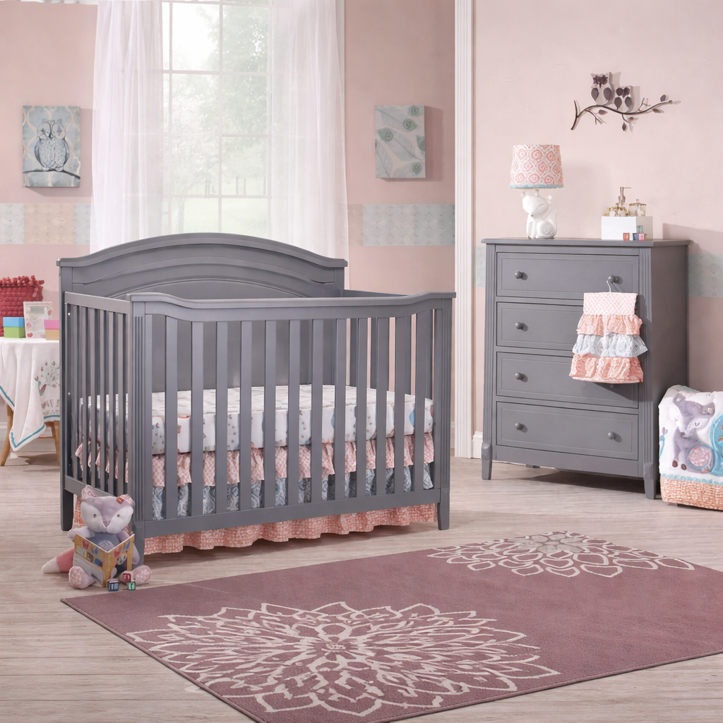 Glendale Grey Crib & Chest