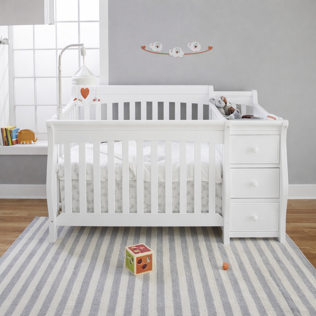 Tuscany Crib Changer White