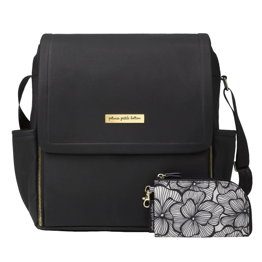 Petunia Backpack Black and Gold