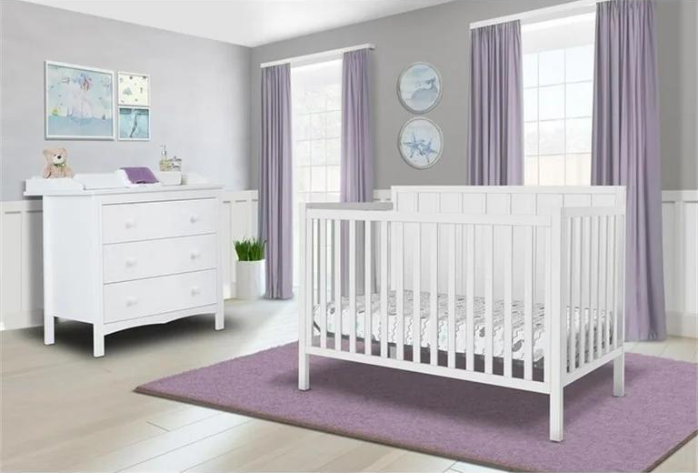 Essex Crib and Dresser #3 - White