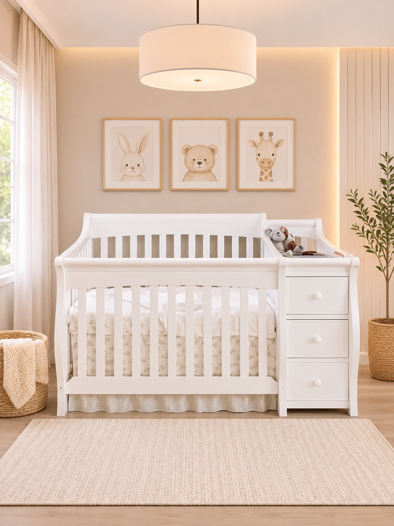 Tuscany Crib Changer White