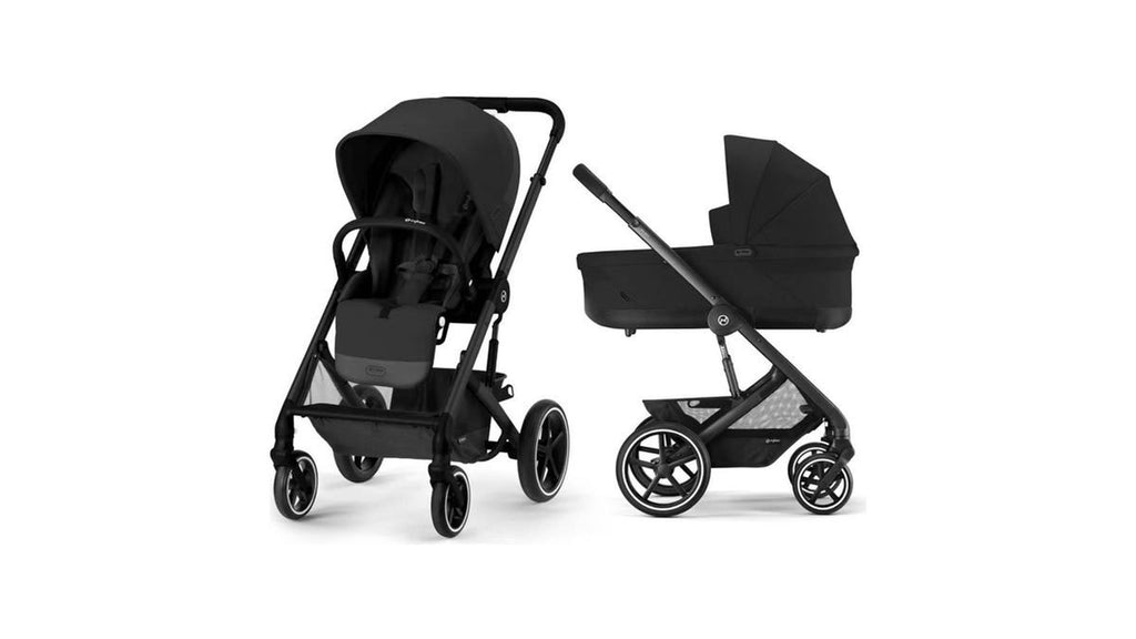 Cybex Balios S Lux & Fold Cot - Black-Black