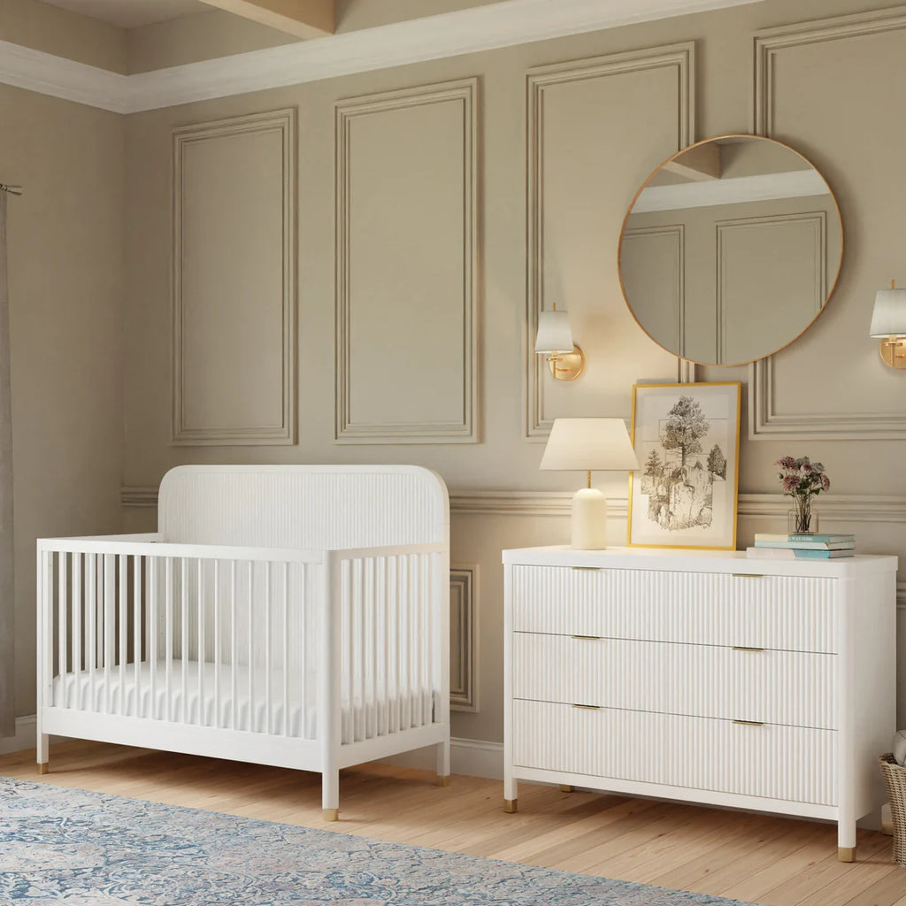 Brimsley Warm White Crib Convertible & Dresser #6 – Paraiso Infantil