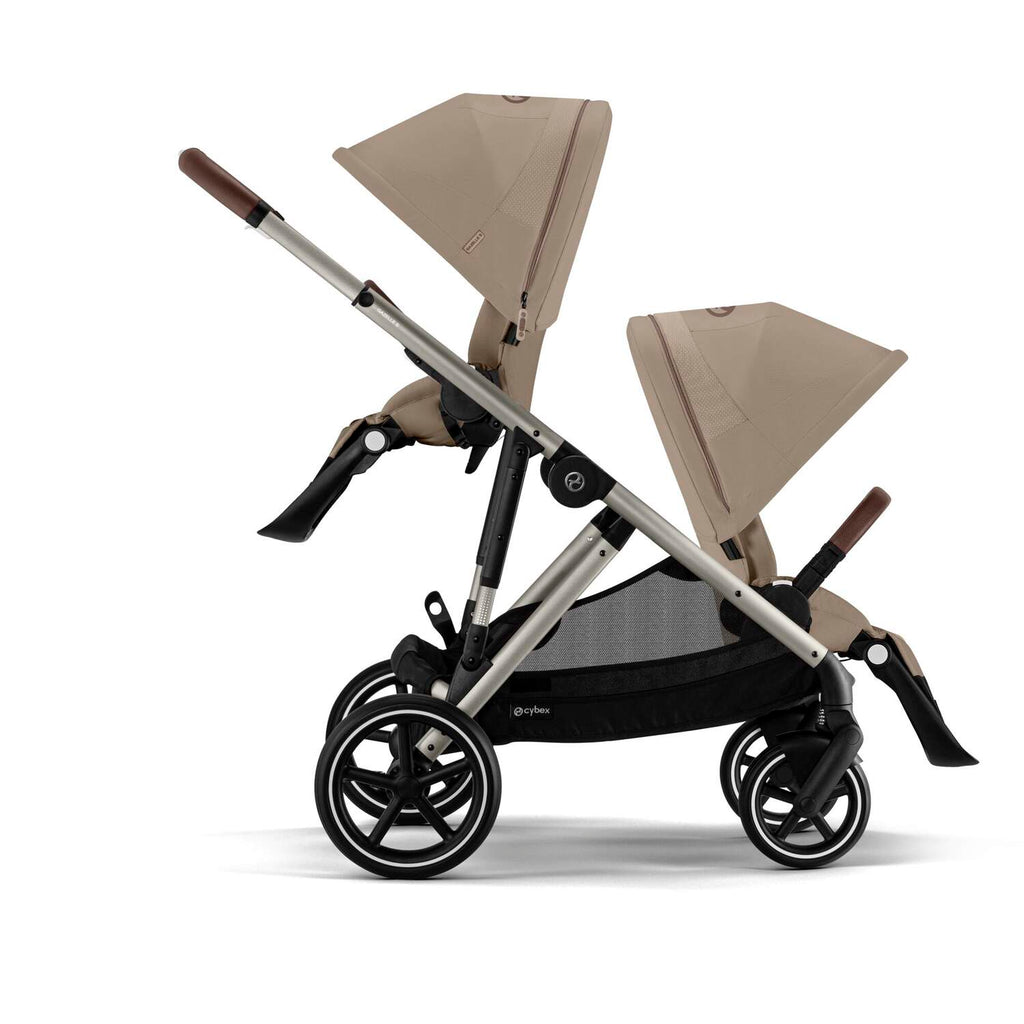 Cybex Gazelle S Stroller and 2da Seat- Almound Beige