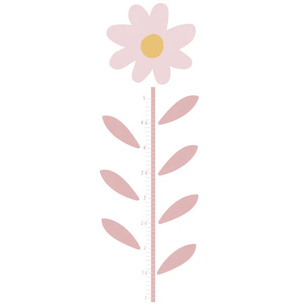 Daisy Dreams Flower Growth Chart Wall Decals/Stickers