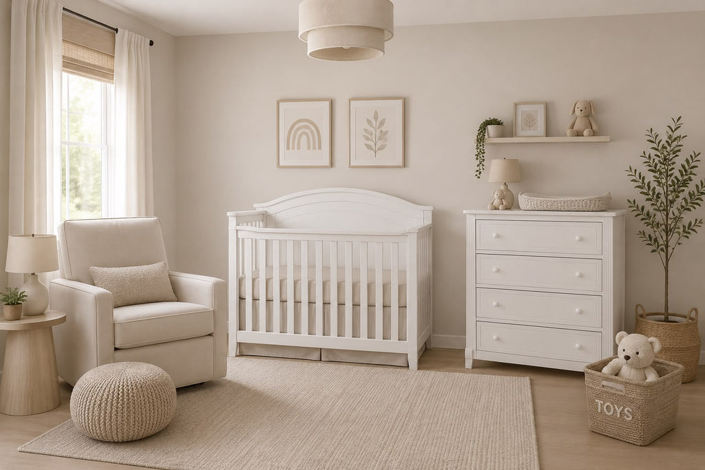 Glendale Crib and Chest White