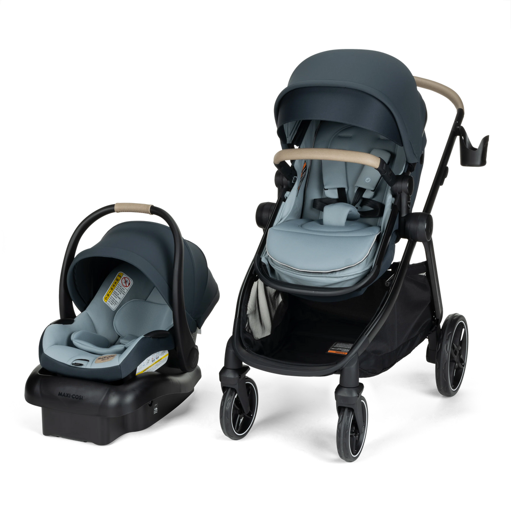 Zelia™ Pro-5-in-1 Modular Travel System-Seascape