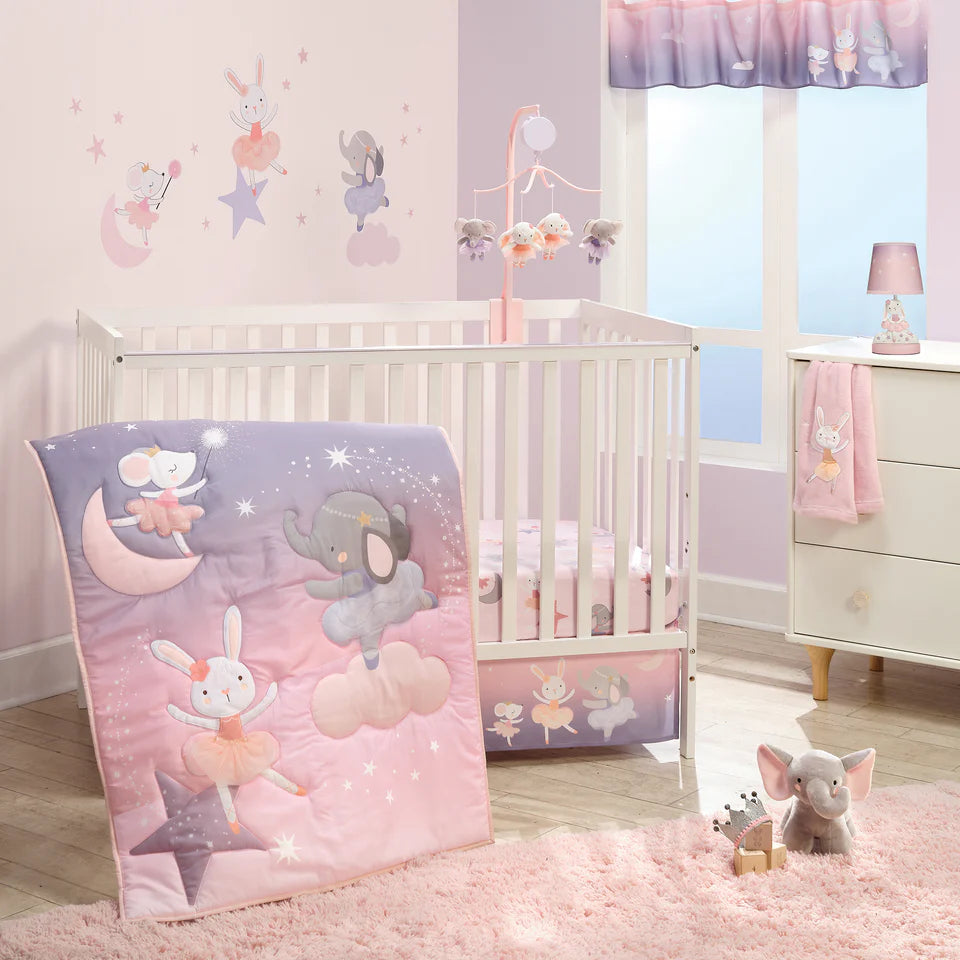 Tiny Dancer 3pcs crib bedding set