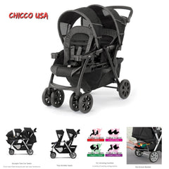 chicco double stroller cortina Chicco Cortina Together Double Stroller