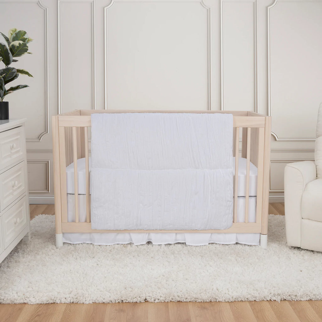Simply White 3PCS crib set