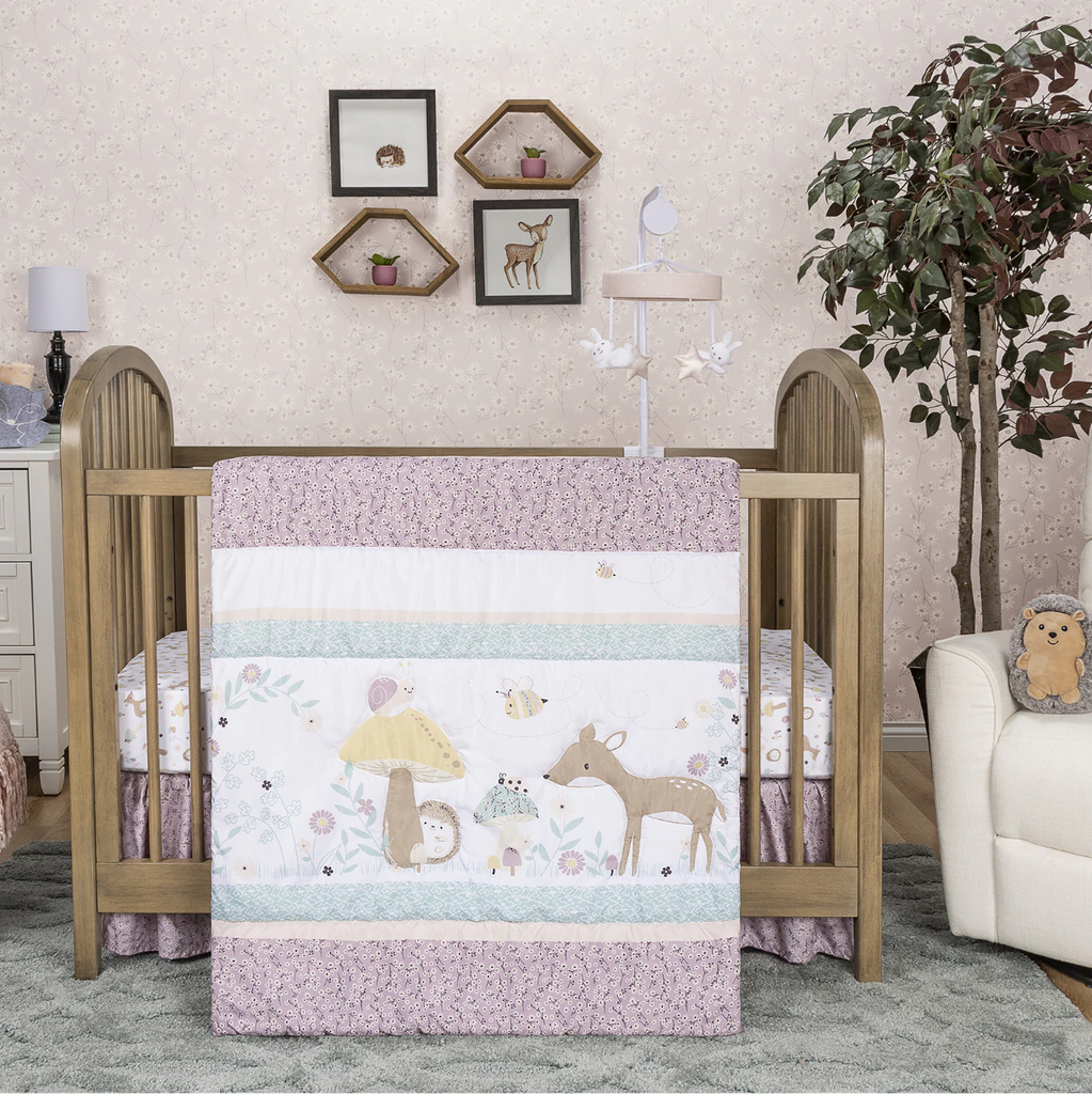 Enchanted Garden Crib Set 4PCS