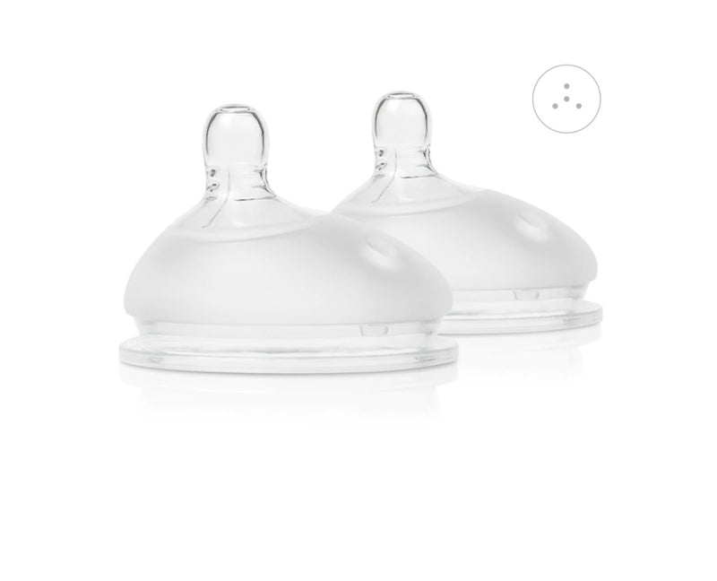 Ola Baby GentleBottle Silicone Replacement Nipple (2-Pack)