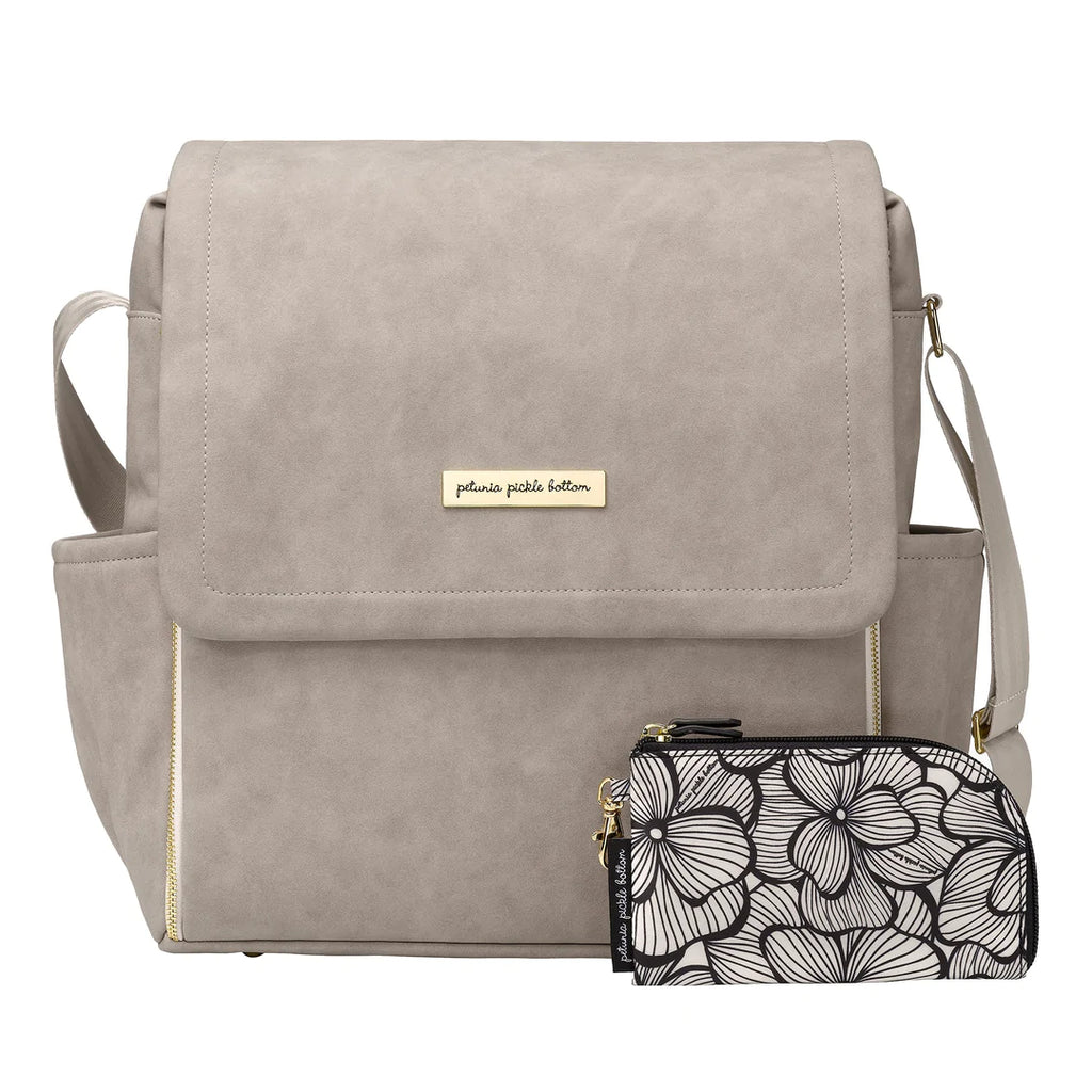 Petunia boxy Backpack in Grey Matte